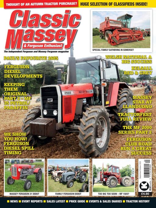 Title details for Classic Massey & Ferguson Enthusiast by Kelsey Publishing Ltd - Available